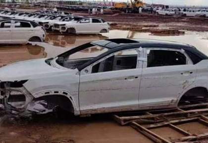 بارندگی های شدید کرمان گروه صنعتی مدیران خودرو را دچار مشکل کرد