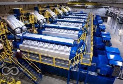 تولید موتورهای صنعتی تبدیل گاز به برق توسط فاباموتور